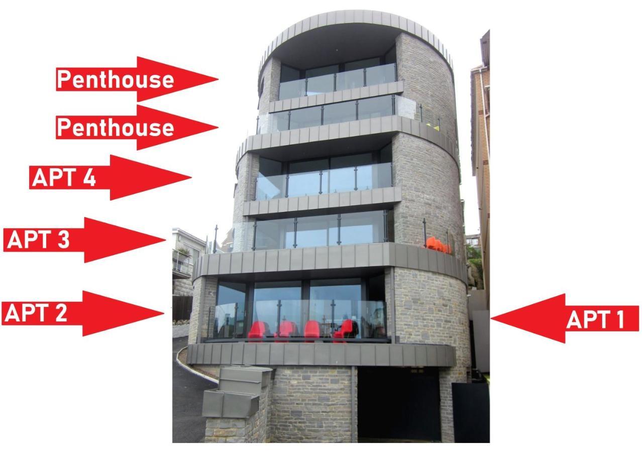 4 The View Apartments Ilfracombe - Seafront, Parking, Lift, Ev Eksteriør bilde